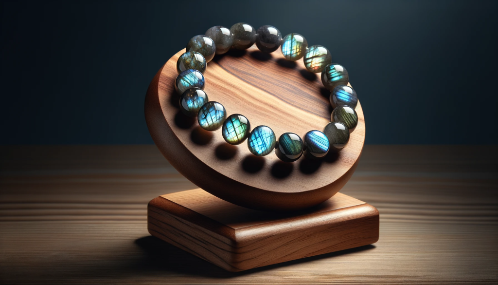 Bracelet en labradorite (illustration)