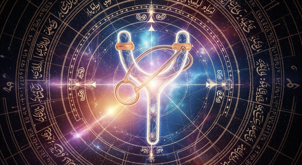 Signe astrologique arabe de la fronde