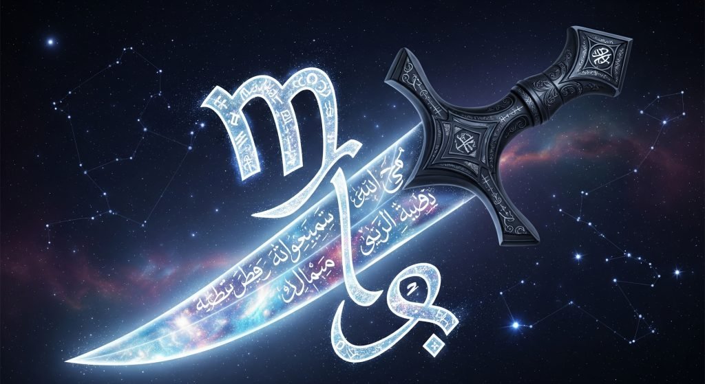 Signe astrologique du poignard arabe