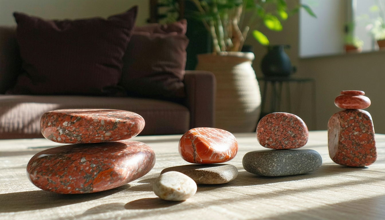 découvrez comment utiliser le jaspe rouge pour renforcer votre ancrage et améliorer votre stabilité émotionnelle et physique au quotidien.